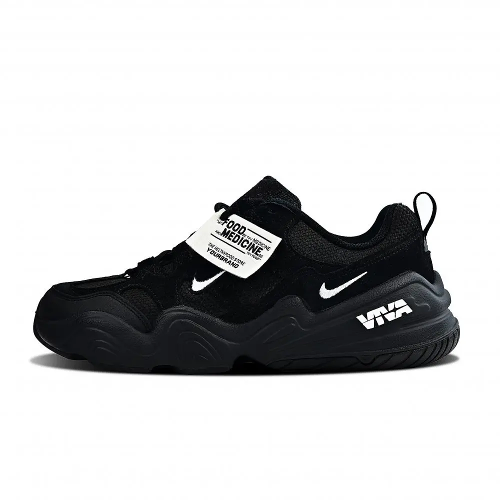 Nike Tech Hera Wear resistant And Lightweight Low top Casual Shoes Unisex Black White