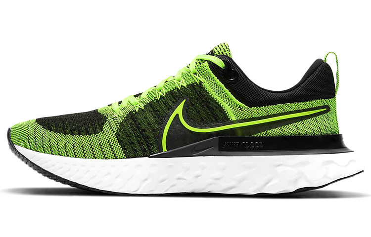 Nike React Infinity Run Flyknit 2 Volt Black