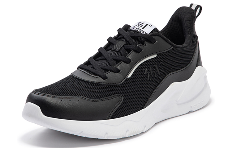 361° Blade Cushioning, Slip Resistant, Abrasion Resistant, Breathable Low Top Running Shoes Men's Black White