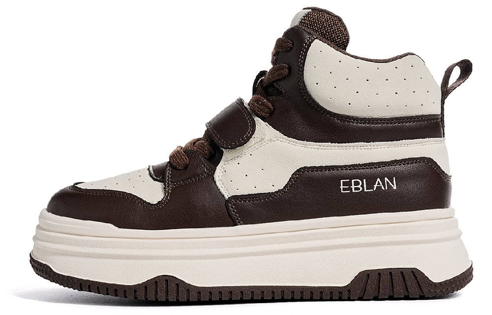 EBLAN Thermal High Top Skateboard Shoes Women's Brown