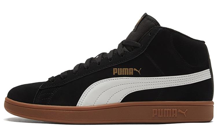 PUMA Smash V2 Mid 'Black White Brown'