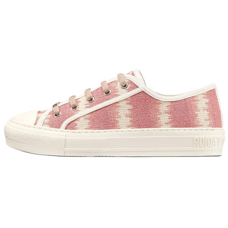 DIOR Walk'n'Dior Platform Shoes Low-Top Stylish Skateboarding Shoes Women's Pink