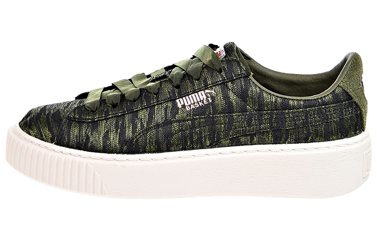 PUMA Basket Platform Vr 'Green White' Women's