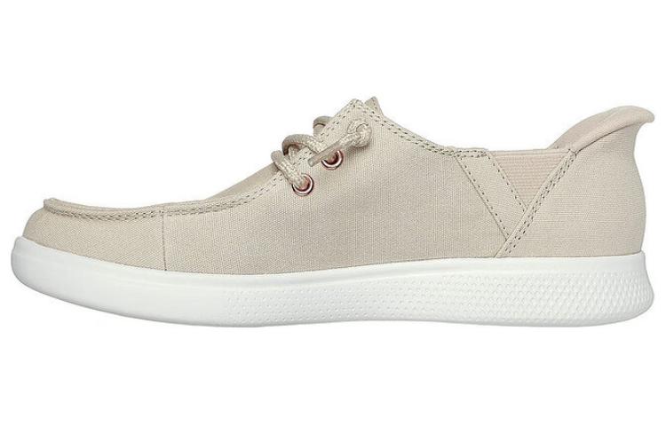 Skechers Cushioned Wear-Resistant Breathable Low-Top Casual Shoes Women's Beige