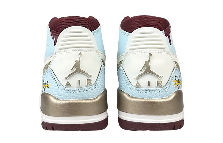 Jordan Legacy 312 High top Vintage Basketball Shoes GS Blue White купить в интернет-магазине Yoocart с быстрой доставкой по России.