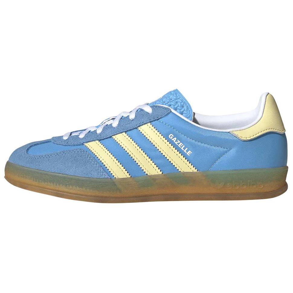 Adidas Gazelle Indoor Semi Blue Burst Almost Yellow Women's
