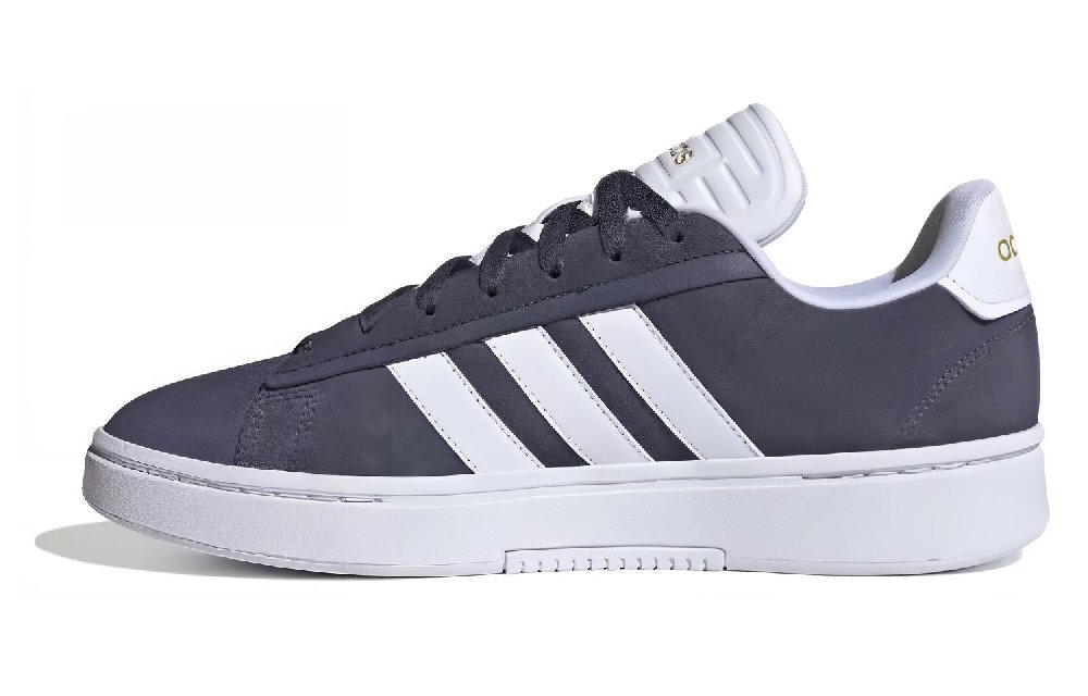 Adidas GRAND COURT ALPHA Anti-Slip Wear-Resistant Low-Top Skateboard Shoes Men's Black White