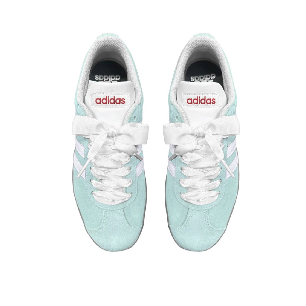 Adidas Neo Slip-Resistant Cushioning Wear-Resistant Low-Top Skateboard Shoes Unisex Blue White