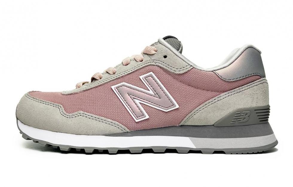 New Balance NB 515 Anti-Slip Wear-Resistant Low-Top Running Shoes Women's Pink Gray