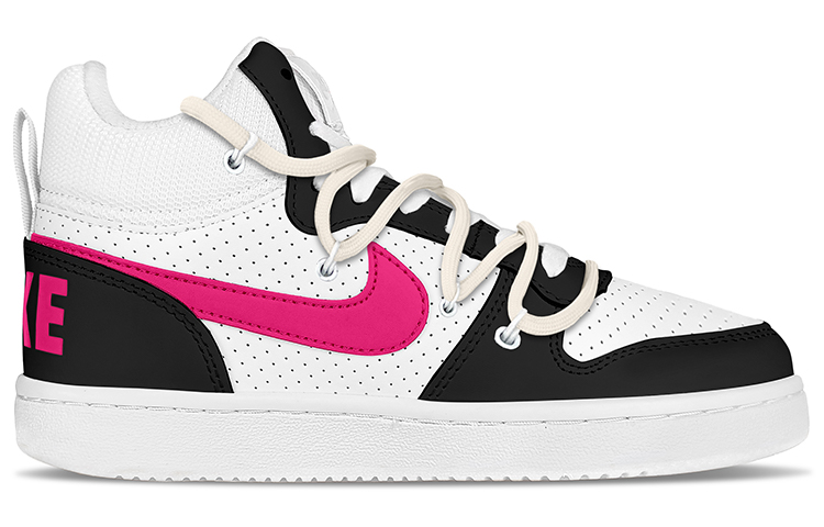 Nike Court Borough Low Mid Mid-Top Skateboard Shoes Men's Neon Pink купить в интернет-магазине Yoocart с быстрой доставкой по России.