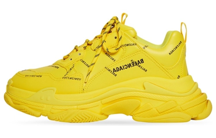 Balenciaga Triple S Sneaker 'Allover Logo - Yellow'