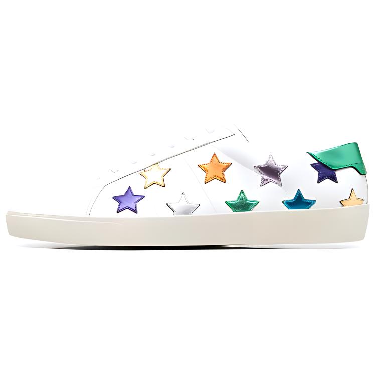 SAINT LAURENT Low Top Stylish Skateboarding Shoes Men's White