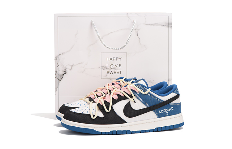 Nike Skateboard Shoes Men Low-Top Blue
