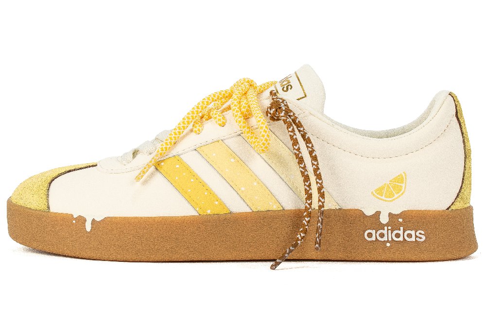 Adidas VL COURT 2.0 Low top Skateboard Shoes Unisex Lemon