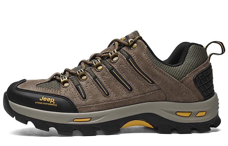 Jeep Hiking / Trekking Shoes Men Low Top Khaki