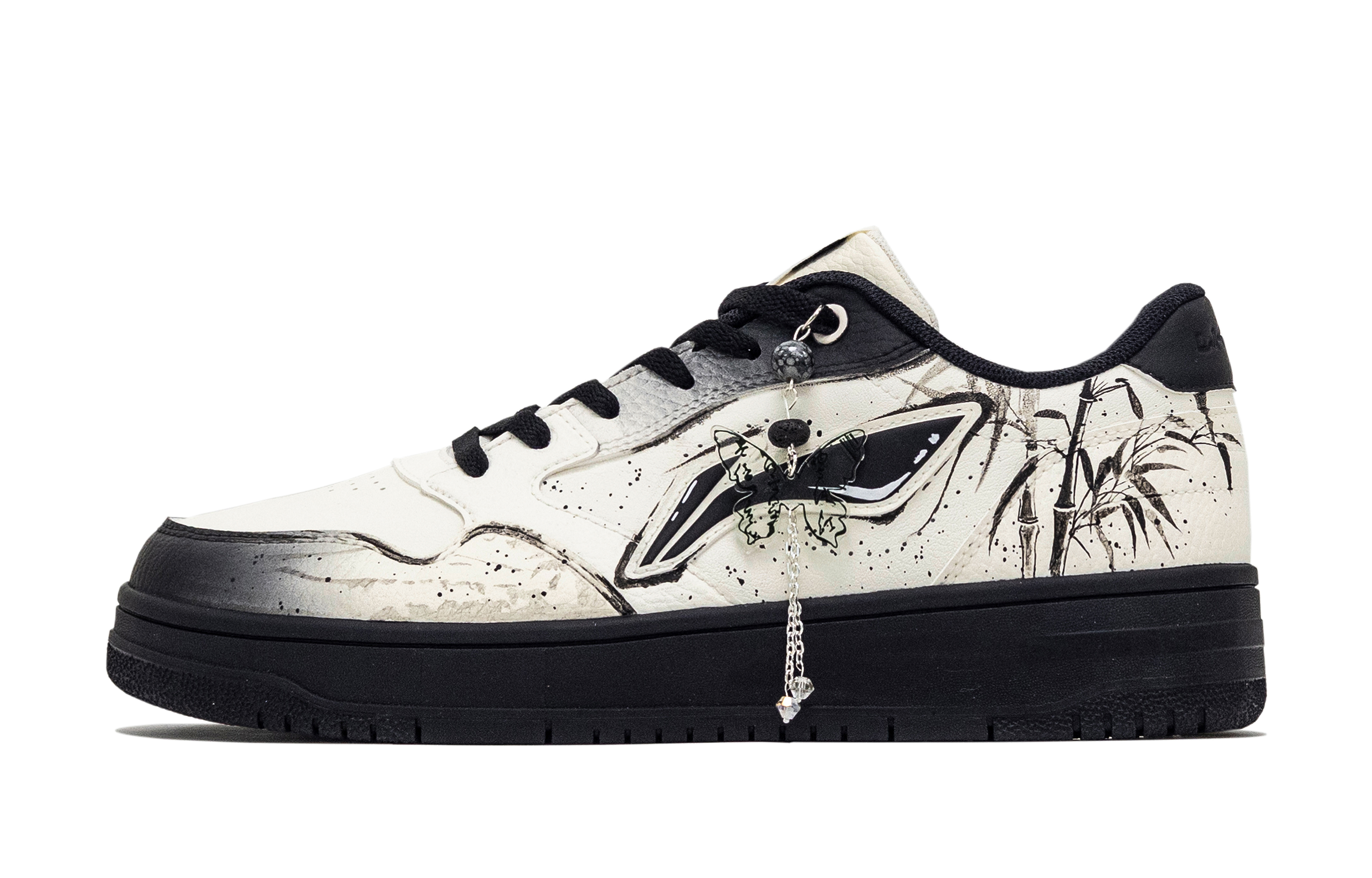 LINING Tianji Soft Skateboard Shoes Women's Low top White