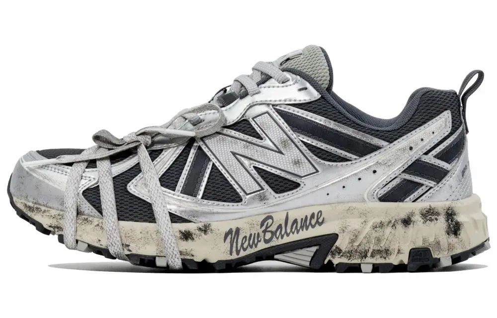 New Balance NB 410 V5 Abrasion Resistant Low Top Trail Running City Commute Running Shoes Unisex Silver Gray