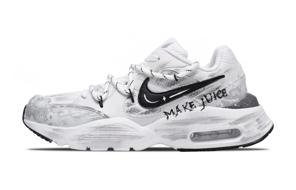 Nike Air Max Fusion Cushioning Low top Running Shoes Men's Light Gray