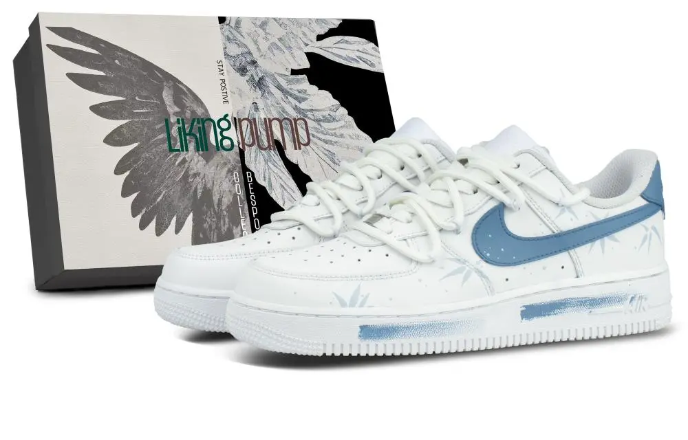 Nike Air Force 107 Coverage Cushioning Low top Skateboard Shoes Unisex White