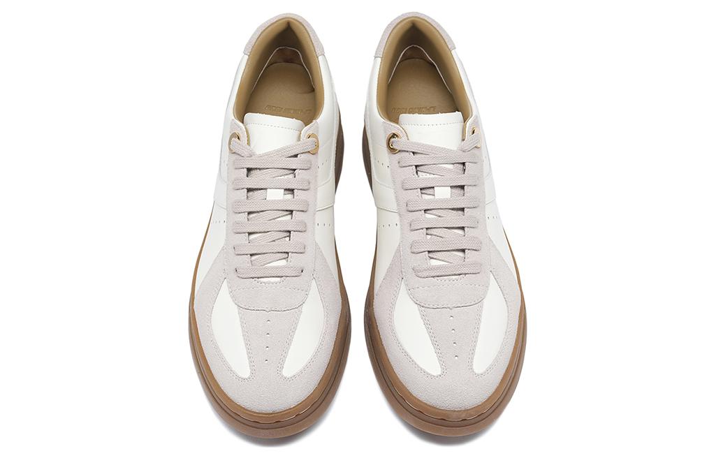 LI NING 1990 Zhengrong Anti Slip And Wear Resistant Lightweight Low Top Skateboard Shoes Women's White Gray