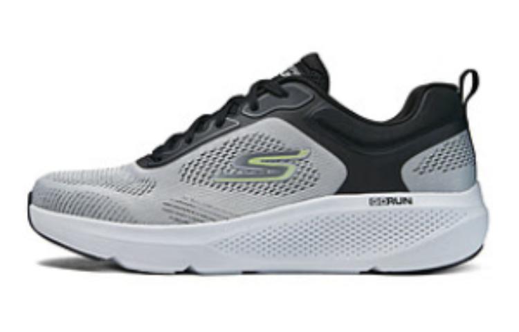 Skechers Low Top Casual Running Shoes Men's Black Gray
