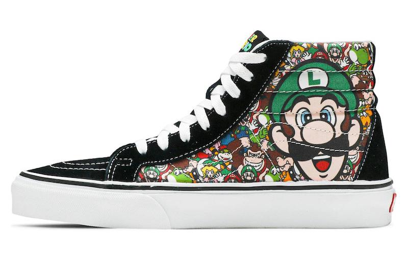 Nintendo X SK8 Hi Reissue Mario And Luigi