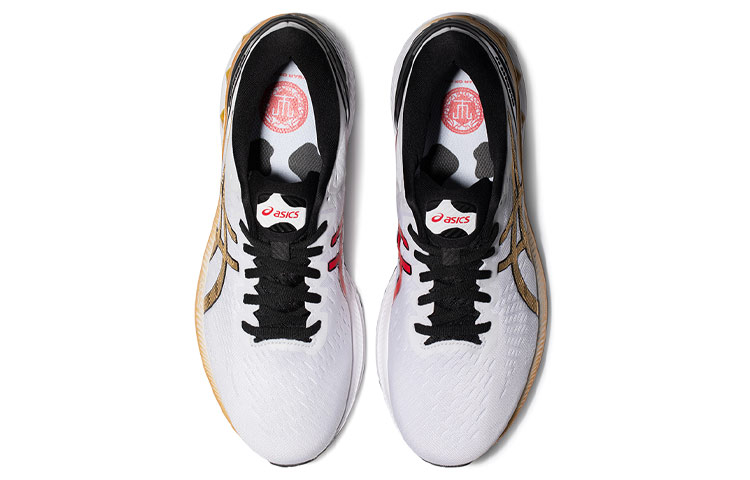 Asics GEL Kayano 27 'White Golden Red'