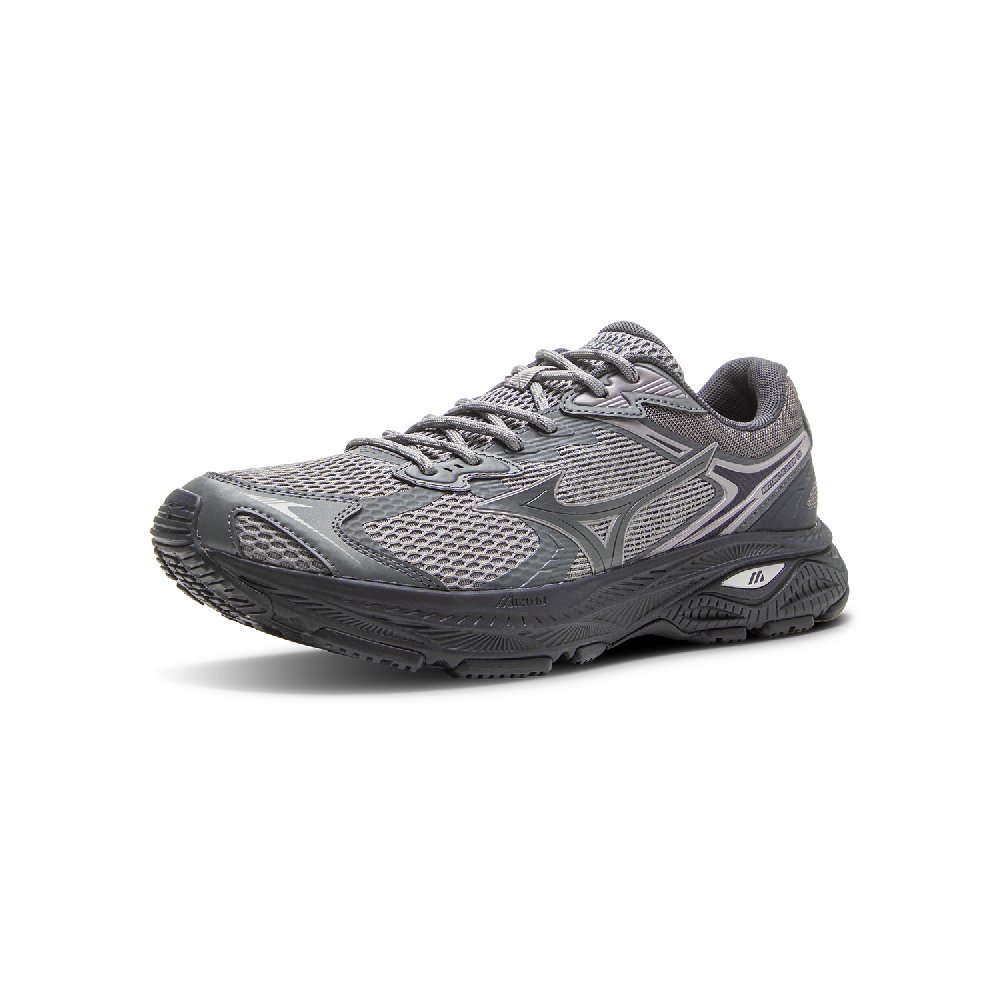 Mizuno RACER V2 Slip Resistant Breathable Abrasion Resistant Low Top Running Shoes Unisex Carbon Gray