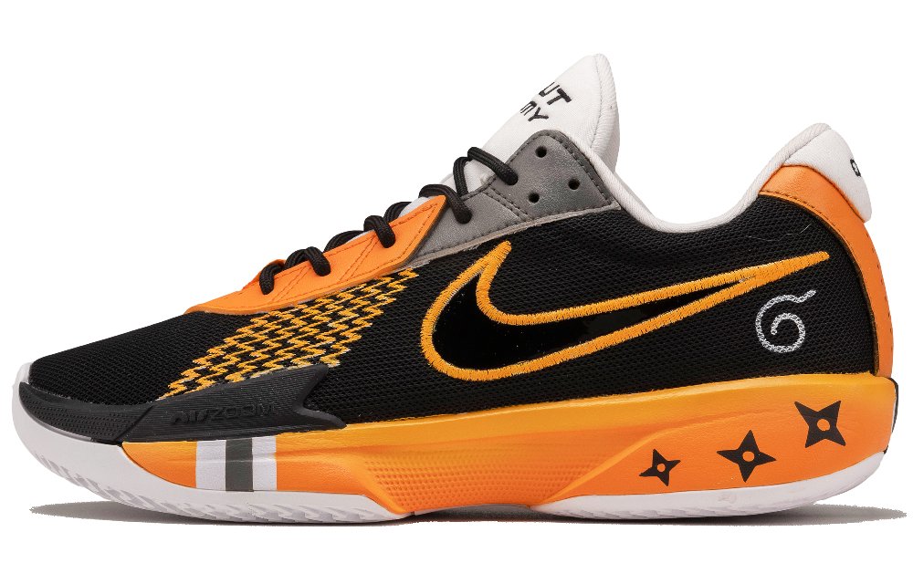 Nike Air Zoom G.T. Cut Academy Abrasion Resistant Low Top Basketball Shoes Unisex Orange