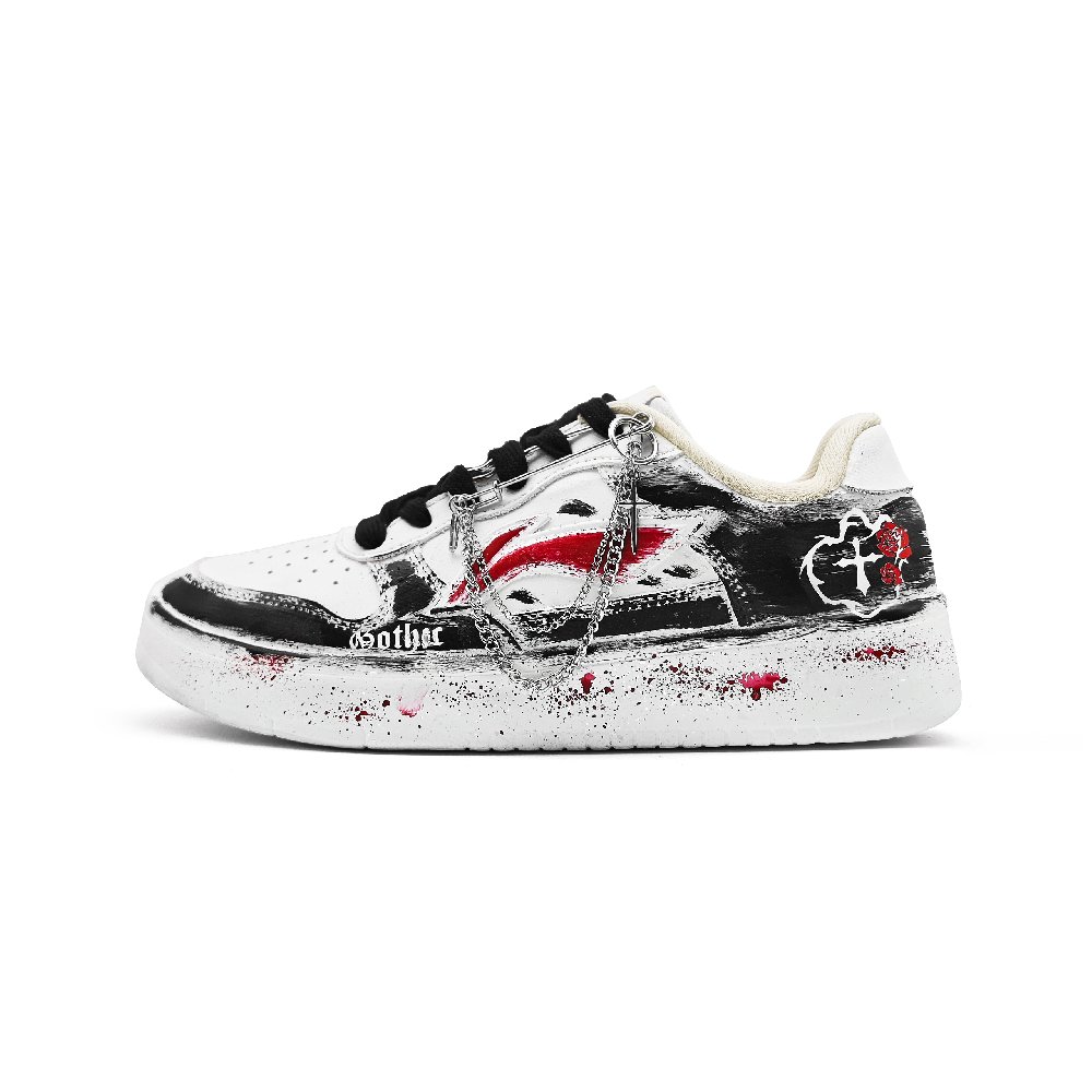 LiNing Pontoon Boats Lightweight Breathable Height Increasing Low Top Skateboard Shoes Unisex White Black