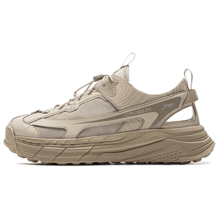 LiNing Slip Resistant And Breathable River Trekking Shoes Unisex Beige