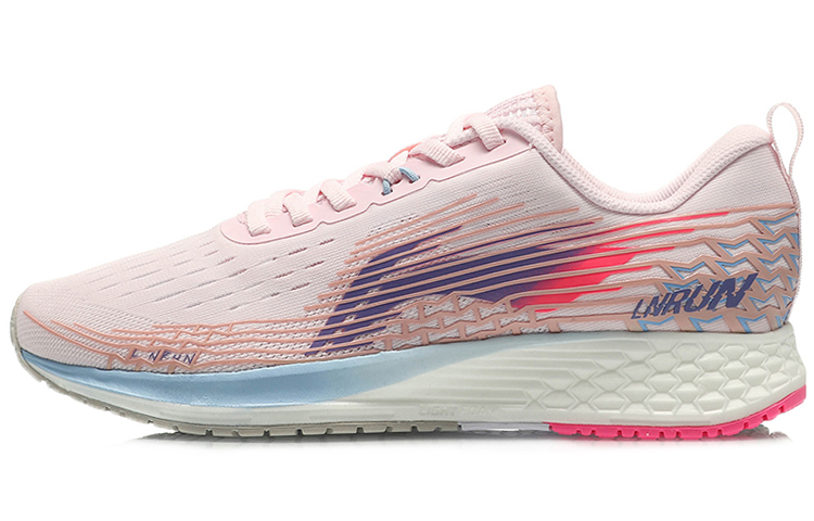 LiNing Red Hare 4 V2 Anti-Slip Wear-Resistant Low-Top Running Shoes Women's Pink