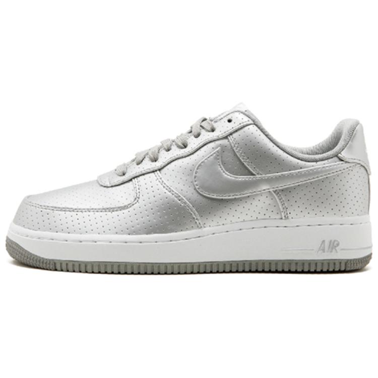 Nike Air Force 1 Low '07 LV8 Metallic Silver Perforated