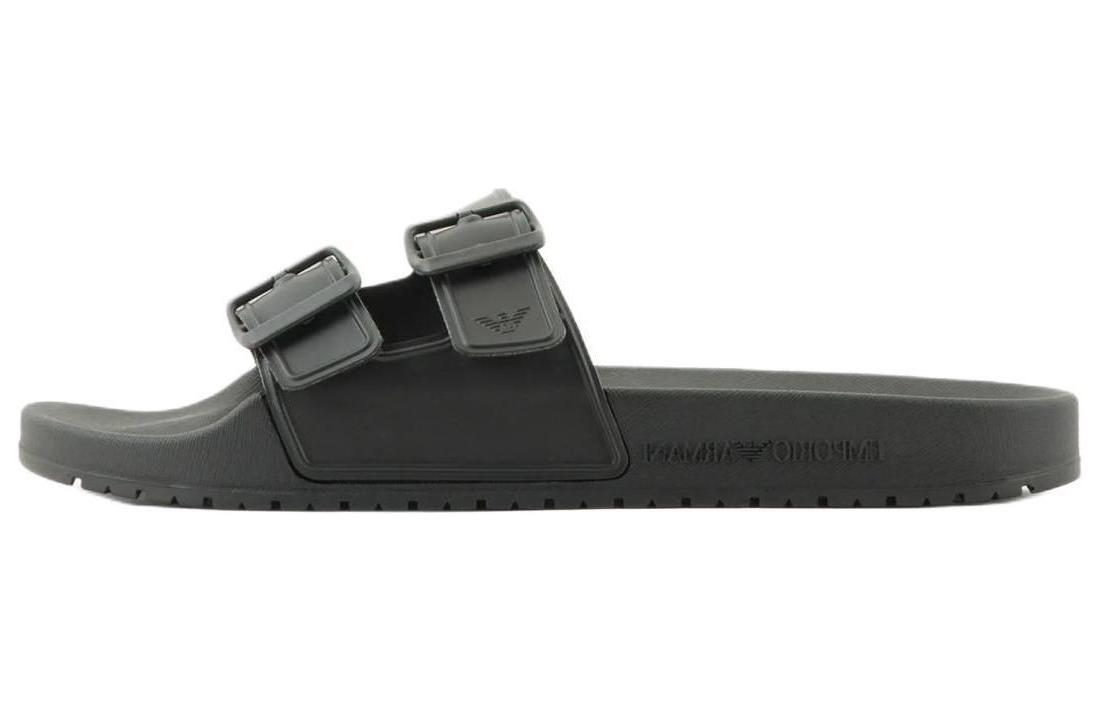 EMPORIO ARMANI Slide Slippers Unisex Black