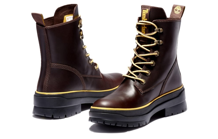 Timberland Malynn Outdoor Boots Women's Brown/Yellow Black