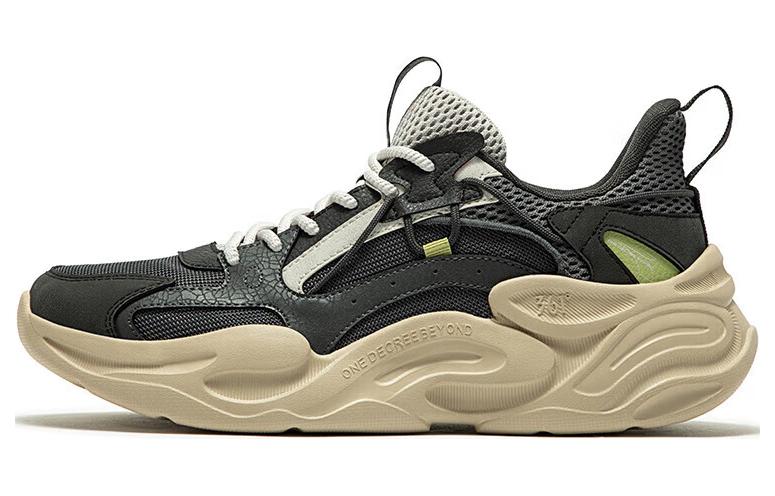 361° Abrasion Resistant Low Top Running Shoes Men's Gray