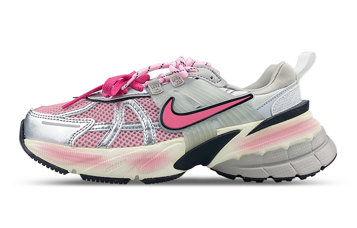 Nike V2K Run Breathable Low top Running Shoes Women's White Pink Silver купить в интернет-магазине Yoocart с быстрой доставкой по России.