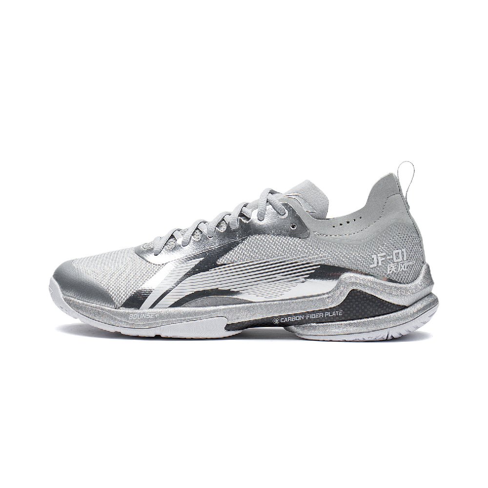 LINING Sprint Pro Badminton Shoes Unisex Low top Silver