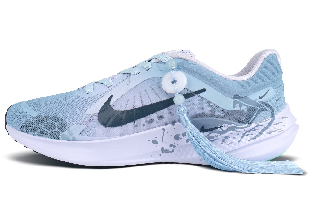 Nike Quest 5 Low Top Running Shoes Men's Light Blue