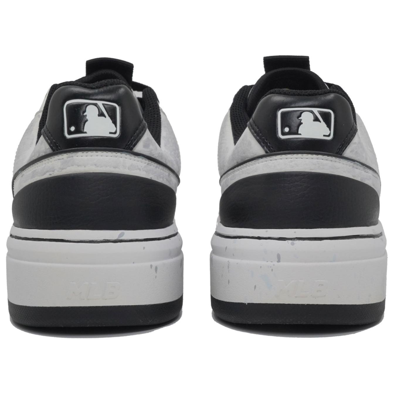 MLB Chunky Liner Kaleidoscope Misty Smoke Anti Slip Wear Resistant Low Top Skateboard Shoes Unisex Black Gray