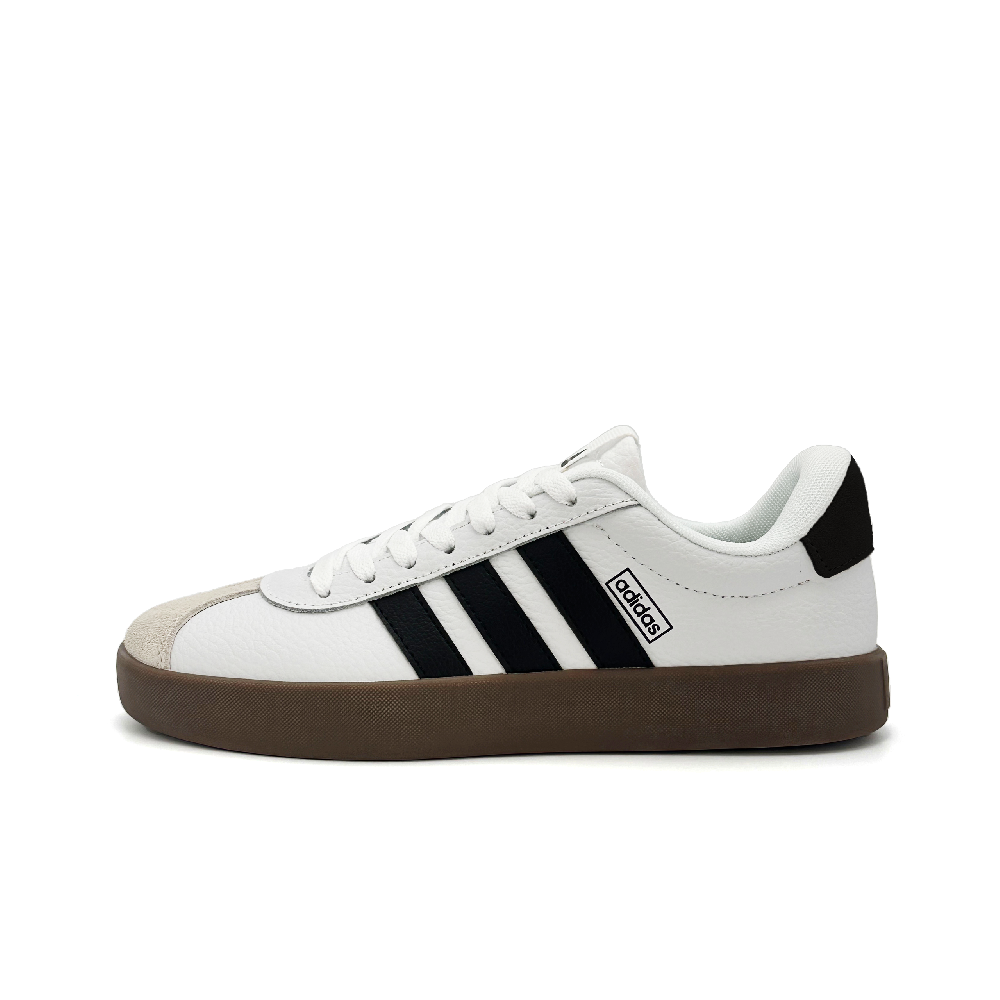 Adidas VL COURT 3.0 Black White Platane Slip Resistant Cushioning Low Top Skateboard Shoes Unisex White
