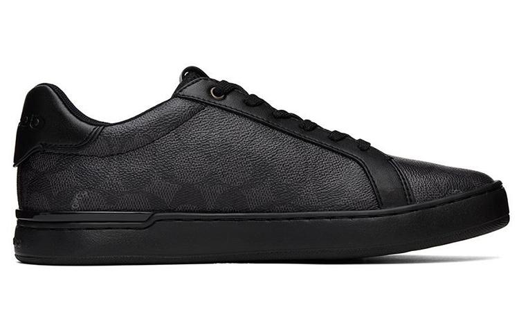 COACH Low Top Stylish Skateboarding Shoes Men's Black