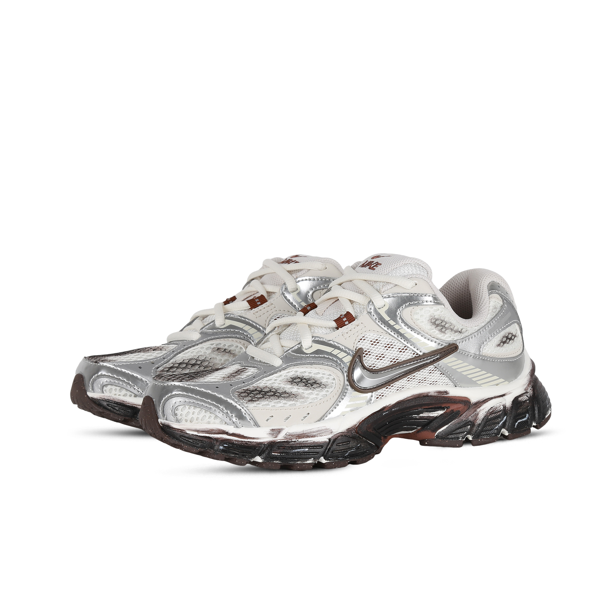 Nike V5 RNR Abrasion Resistant Low Top Casual City Commute Running Shoes Women's White Brown купить в интернет-магазине Yoocart с быстрой доставкой по России.