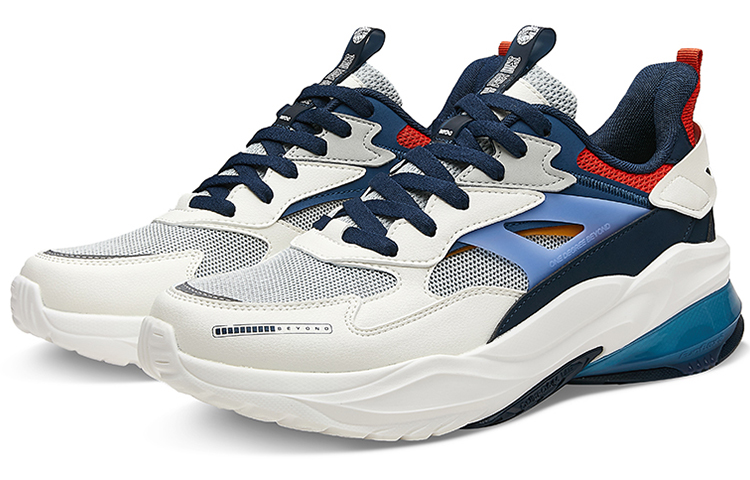 361° Osmo 3.0 Chunky Sneakers Men Low-Top White/Ink Blue