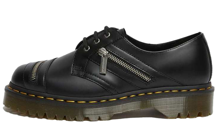 Dr. Martens 1461 Bex Zip Leather Shoes 'Black' Unisex