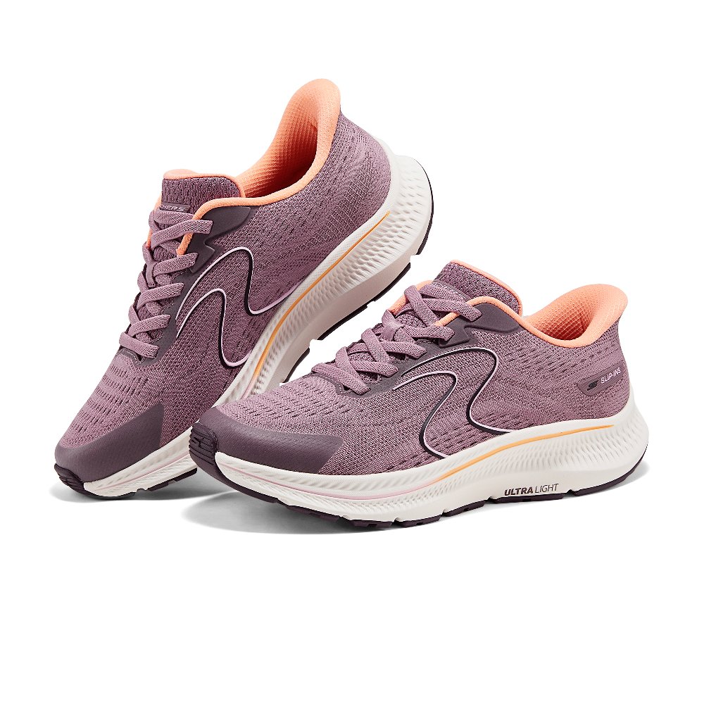 Skechers Women's GO Series Low Top Casual Training Running Shoes Women's Purple