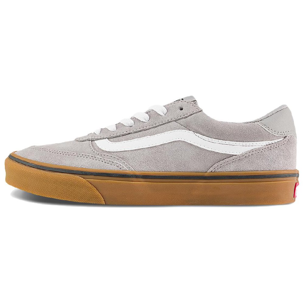 Vans Brooklyn LS Abrasion Resistant Low Top Skateboard Shoes Men's Gray