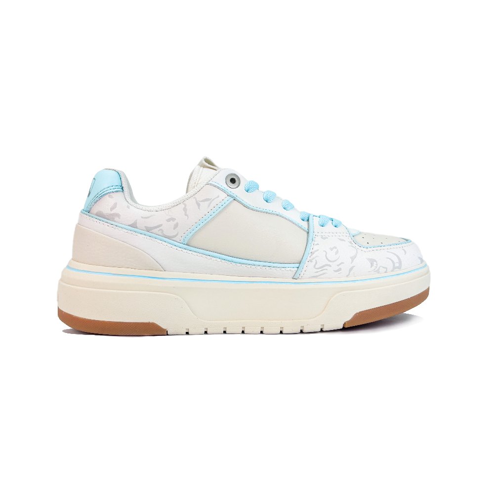 MLB Chunky Liner Slip Resistant Low Top Skateboard Shoes Unisex White