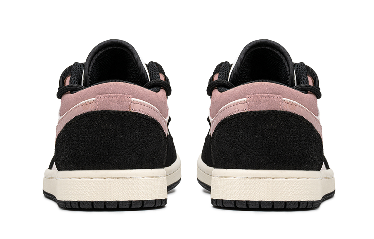 Jordan Air Jordan 1 Low Top Vintage Basketball Shoes Black Pink GS купить в интернет-магазине Yoocart с быстрой доставкой по России.