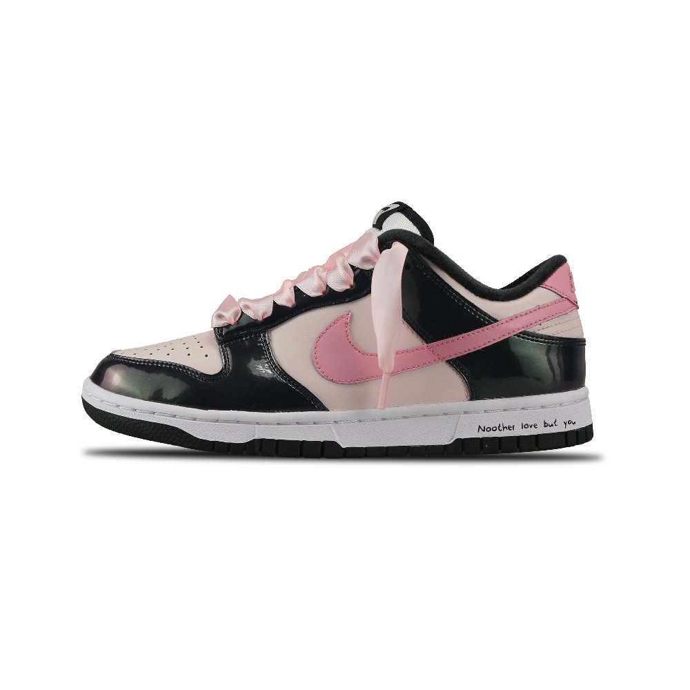 Nike Dunk Black Pink Misty City Cherry Blossom Low-Top Skateboard Shoes Women's Black Pink